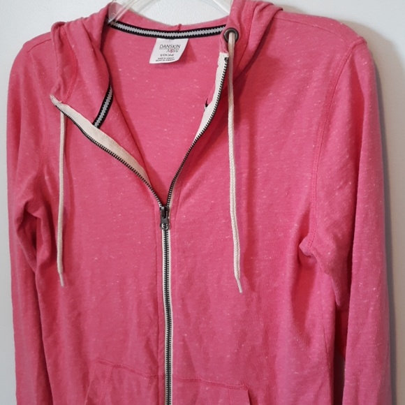 Danskin Now Pink Hooded Sweatshirt Jacket, size S - Picture 5 of 5